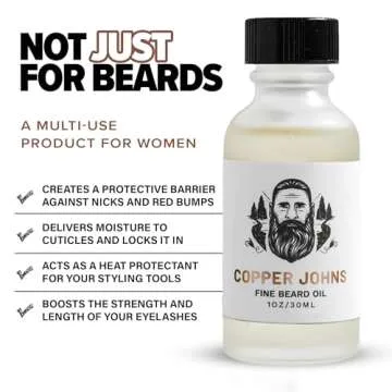 Copper Johns Beard Oil for Men - Growth & Softness