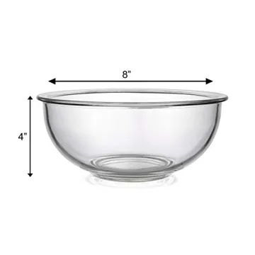 Bovado 2.5 Quart Glass Bowl - Oven & Dishwasher Safe