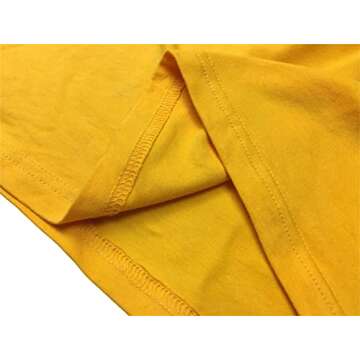 Stylish BLACKOO Women's Cute T Shirt in Vibrant Yellow