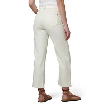 Joe's Jeans Women's The Blake High Rise Crop Wide Leg Jean, Milk