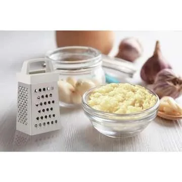 HIC Kitchen Mini Garlic Grater Slicer - Stainless Steel