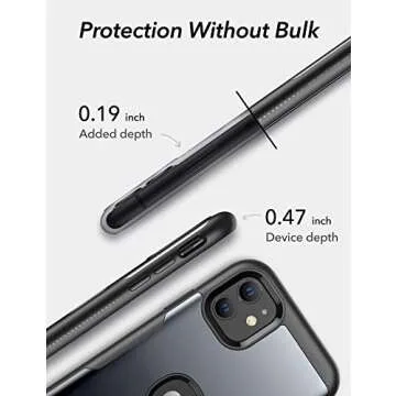 YOUMAKER iPhone 11 Case - Metallic Design & Full Protection