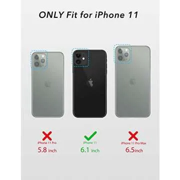 YOUMAKER iPhone 11 Case - Metallic Design & Full Protection