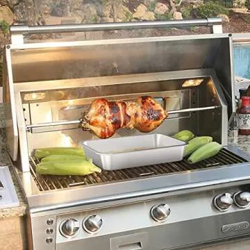 onlyfire Stainless Steel Baking Pan - Versatile and Safe Cooking Tool