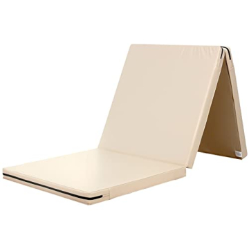 KaRaDaStyle Gymnastics Mat Folding Stretch Mats 71"x24"x2" Exercise Muscle Training Children Play Ho...