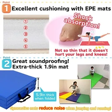 KaRaDaStyle Folding Gymnastics Mat for Ultimate Comfort