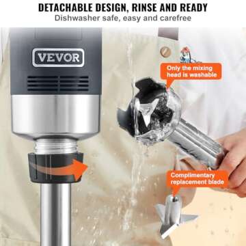 VEVOR Commercial Immersion Blender for Efficient Blending