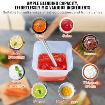VEVOR Commercial Immersion Blender for Efficient Blending