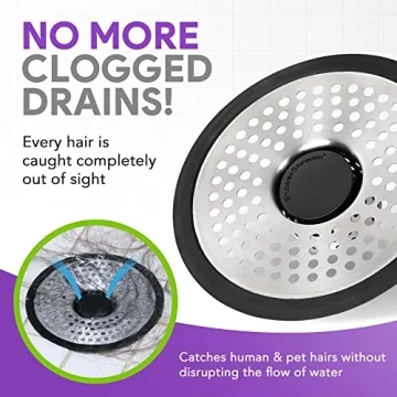 ShowerShroom Ultra Hair Catcher Prevents Clogs Easily