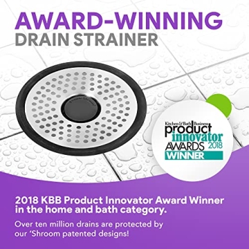 ShowerShroom Ultra Hair Catcher Prevents Clogs Easily