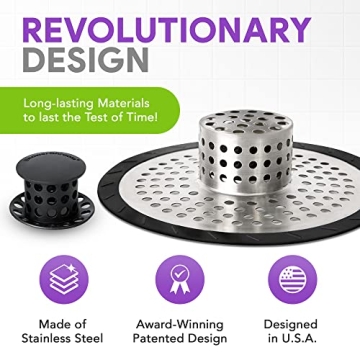 ShowerShroom Ultra Hair Catcher Prevents Clogs Easily