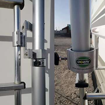 10ft Telescopic RV Ladder Pole with Starlink Adapter Kit