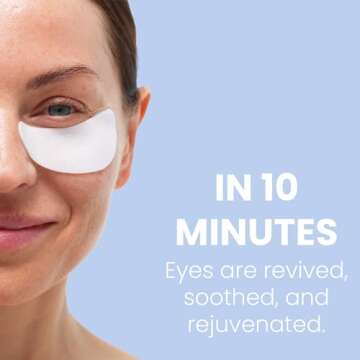 Skyn Iceland Hydro Cool Firming Under Eye Patches. Eye Gel Mask to Firm And Reduce Wrinkles, Fine Lines, Dark Circles, Puffy Eyes & Bags, 4 Pairs