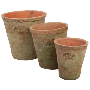 Esschert Design Aged Terracotta Pots Set of 3