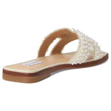 Steve Madden Hadyn Pearl Flat Sandal for Women 9.5
