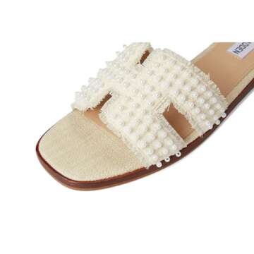 Steve Madden Hadyn Pearl Flat Sandal for Women 9.5