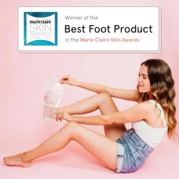grace & stella Award-Winning Foot Peeling Mask - Foot Peel Masks (4 Pairs, Unscented) - Moisturizing Foot Masks That Remove Dead Skin, Exfoliating Foot Mask for Dry Cracked Feet, Feet Peeling Mask