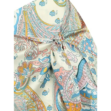 Shop ZAFUL Boho Skirt High Waist Floral Design