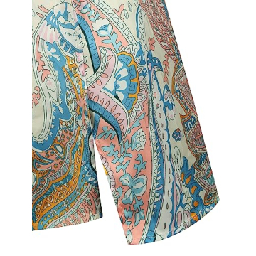 Shop ZAFUL Boho Skirt High Waist Floral Design