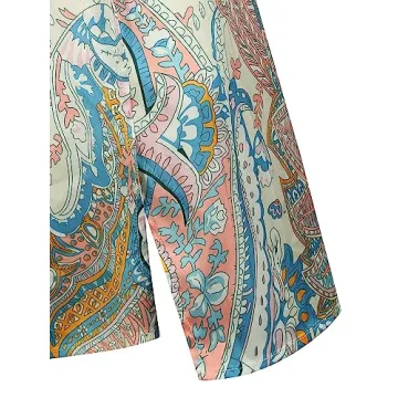 Shop ZAFUL Boho Skirt High Waist Floral Design