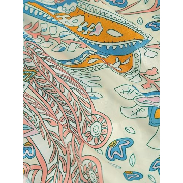 Shop ZAFUL Boho Skirt High Waist Floral Design