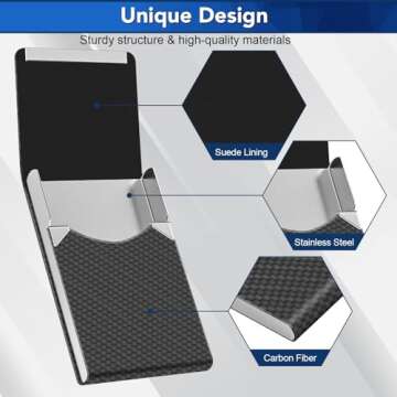 DMFLY Slim Business Card Holder for All Occasions