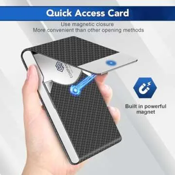 DMFLY Slim Business Card Holder for All Occasions