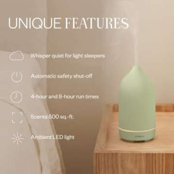 Exquisite Vitruvi Stone Ceramic Essential Oil Diffuser