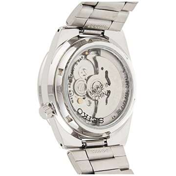 Seiko Men's Analogue Automatic Watch SNKE01K1 - Elegant Timepiece with Stainless Steel Bracelet