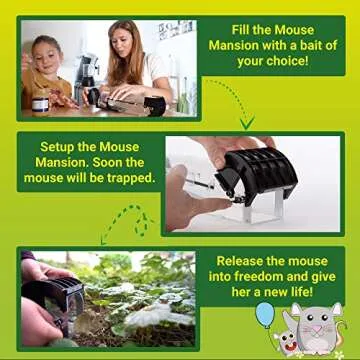 Avatina Mouse Mansion Humane Mouse Trap - Bounce Back for Nature