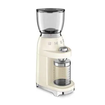 SMEG Cream Retro Electric Coffee Grinder - Perfectly Grind Coffee