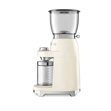 SMEG Cream Retro Electric Coffee Grinder - Perfectly Grind Coffee