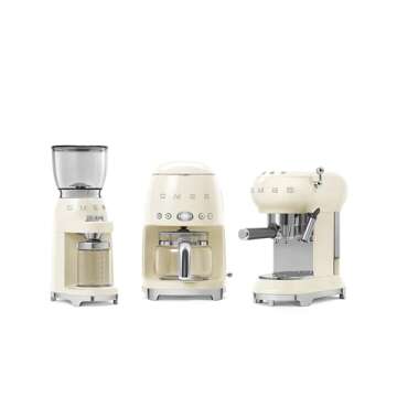 SMEG Cream Retro Electric Coffee Grinder - Perfectly Grind Coffee