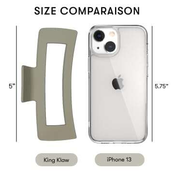 FRAMAR Green Hair Clips For Women Thick Hair - Extra Large Claw Clips for Thick Hair, Big Hair Clips...