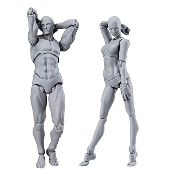 Artists Manikin Art Mannequin Figures Supplies Drawing Tools,Small Drawing Figure Model for Sketchin...
