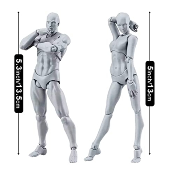 Compact Artist Manikin Figures for Drawing and Sketching  