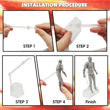 Compact Artist Manikin Figures for Drawing and Sketching  