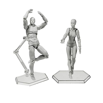 Compact Artist Manikin Figures for Drawing and Sketching  