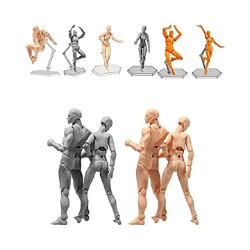 Compact Artist Manikin Figures for Drawing and Sketching  