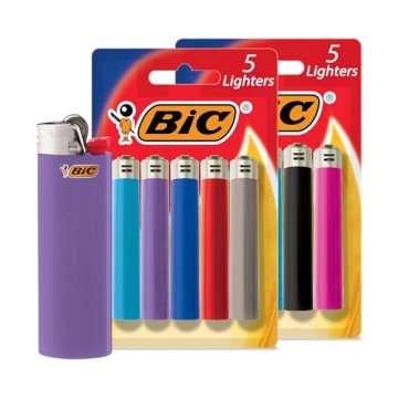 BIC Classic Lighters in Assorted Colors - Reliable Flame Everyday