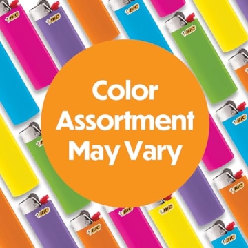 BIC Classic Lighters in Assorted Colors - Reliable Flame Everyday