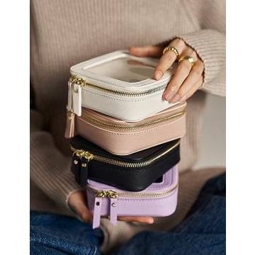 Stylish Pink Mini Makeup Bag for Daily Essentials