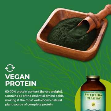 HealthForce Spirulina Manna 16 Oz - Organic Immune Support