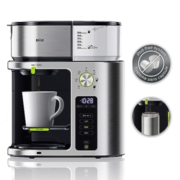 Braun KF9079SI Multiserve Coffee Maker for Perfect Brews