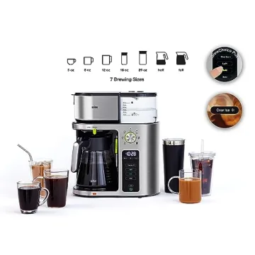 Braun KF9079SI Multiserve Coffee Maker for Perfect Brews