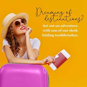 Lingito Folding Toothbrush | Travel-Ready & Compact