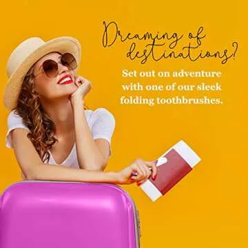 Lingito Folding Toothbrush | Travel-Ready & Compact