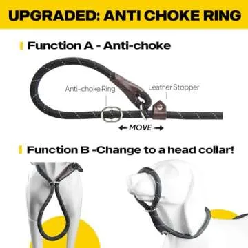 Fida 6 FT Slip Lead for Dogs - Durable & Comfortable Leash