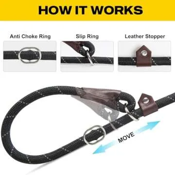 Fida 6 FT Slip Lead for Dogs - Durable & Comfortable Leash