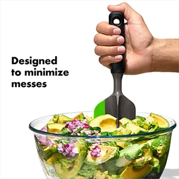 OXO Good Grips Avocado Masher and Scoop Tool, Black